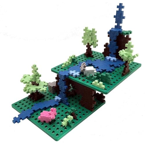 PLUS PLUS Baseplates, Green 12 Pack - Base Accessory 4.5 x 4.5 Inches | For Building and Displaying Creations, STEM Toy for Kids, Bulk Baseplates, Classroom Must Haves, Stem Bins thumbnail 4