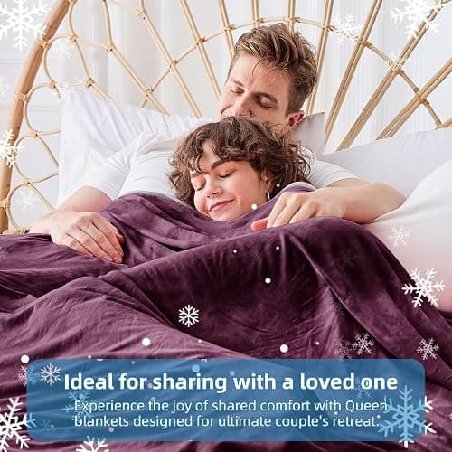 inhand Cooling Blanket Queen Size (90"x90"), Cooling Blankets for Hot Sleepers, Absorbs Heat to Keep Adults Cool for Summer Nights Sweats, Thin Cold Lightweight Blanket for Couch Bed, All Season Use thumbnail 3