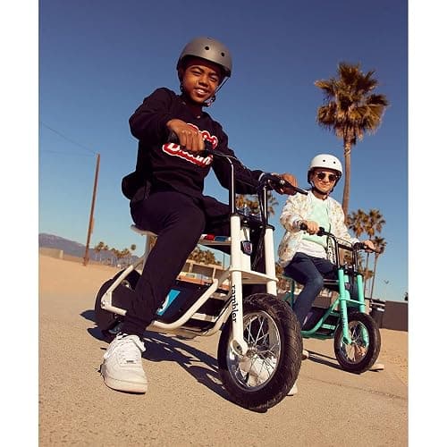 Razor Electric Bike for Ages 13+, 170 lb Max Weight, White, w/ 250W Motor, 12” Tires & 24V Battery, Up to 14 MPH, Rambler 12 – Rechargeable Ride On Minibike for Teens and Adults thumbnail 2