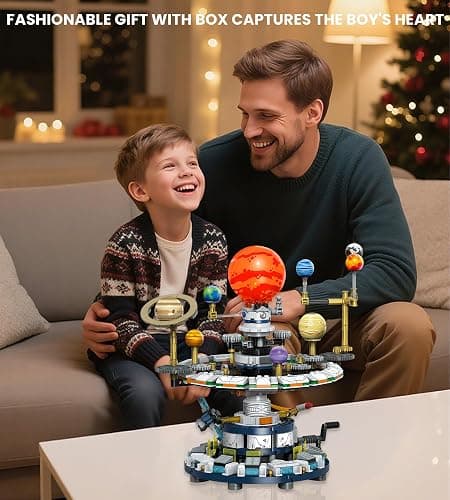 Loyratche Rotatable Solar System Building Set, Space Exploration Building Blocks Set, Solar System Toys for Birthday for Teens Ages 14+ (963pcs) thumbnail 2