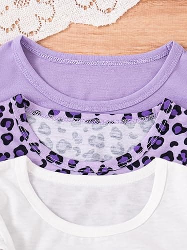 Girls Dresses Toddler Girls Dress 3-Pack Casual Party Print Skater A-line Dress Sundress thumbnail 5