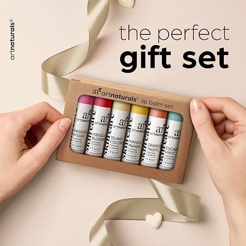 ArtNaturals Organic Beeswax Lip Balm Gift Set - Assorted Flavors with Aloe, Coconut & Jojoba Oils thumbnail 2