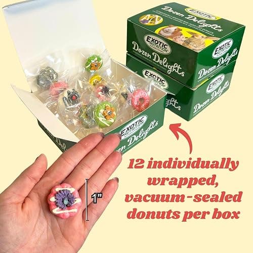 Exotic Nutrition Dozen Delights - Oat Donut Treats for Rabbits, Guinea Pigs, Hamsters, Chinchillas & Other Small Animals thumbnail 4