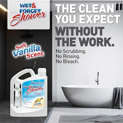 Wet & Forget Shower Cleaner Weekly Application Requires No Scrubbing, Bleach-Free Formula, 64 Ounce (Pack of 1) thumbnail 12