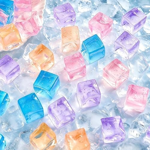 24Pcs Stress Balls Fidget Toys Adults, Ice Cube Toys - Square Squeeze Ball Toys, Squeeze Toys - Small, Stress Balls for Adults, Easter, Christmas, Party Favors, Stocking Stuffers thumbnail 8