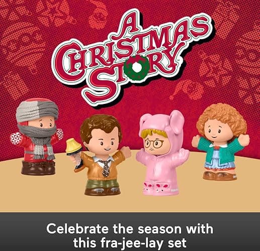 Little People Collector A Christmas Story, special edition figure set with 4 characters from the classic holiday movie thumbnail 3