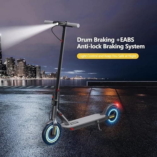 Electric Scooter Adults, Powerful 350W E-Scooter, Max 19 Mph & 15-19 Miles Range Scooters, Folding Scooters with 8.5" Solid Tires, Commuting Scooter Kick Scooter with APP Control (Seats Optional) thumbnail 5