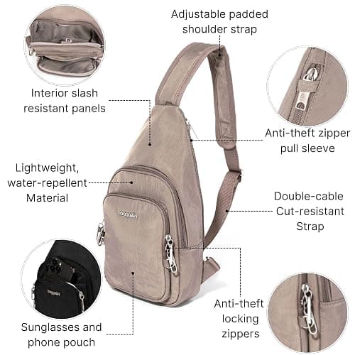 Baggallini womens Securtex Anti-theft Daytripper Sling thumbnail 4