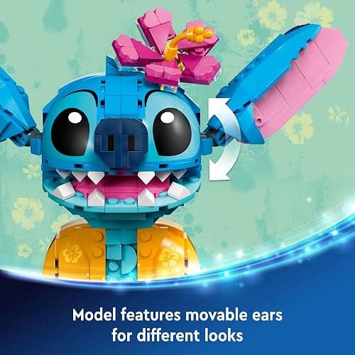 LEGO Disney Stitch Toy Building Kit for Girls & Boys 43249 thumbnail 3