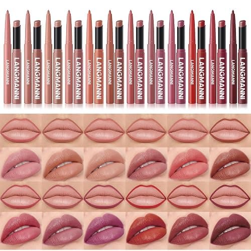 12Pcs Matte Lipstick + Lip Liner Pens Lip Combo Sets, Creamy Matte Lip Makeup Kit Long-Lasting Waterproof, Smudge-Proof Highly Pigmented Formula, Neutral & Nude Shades Makeup Set (Everyday Nudes Set) thumbnail 2