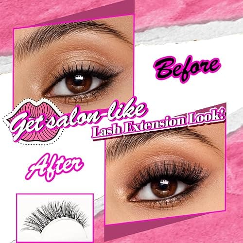 EMEDA Lash Clusters - 280pcs 30D 40D Individual Lashes D Curl Lash Clusters Mixed Tray 9-16mm Cluster Lashes DIY Lash Extensions Soft Eyelash Clusters (40D-0.07D-9-16mm) thumbnail 4