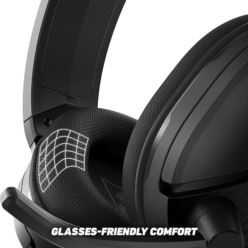Turtle Beach Recon 200 Gen 2 Powered Gaming Headset - Xbox Series X, Xbox Series S & Xbox One, PS5, PS4, Mobile & PC with 3.5mm - Bass Boost, Memory Foam, Black thumbnail 4