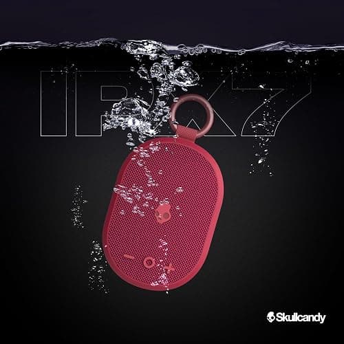 Skullcandy Kilo Wireless Bluetooth Speaker - IPX7 Waterproof Mini Bluetooth Speaker with 24 Hour Battery, Downward Firing Passive Radiator, and True Wireless Pairing - Perfect for Outdoor (Pink) thumbnail 3
