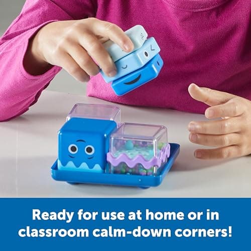 Learning Resources Cool Down Cubes Sensory Fidget Toys - Quiet Fidgets for Kids, Toddlers, and Adults - Calming Corner Items for Classroom or Home, Small Tactile Tools for Play, Focus, and Travel thumbnail 4
