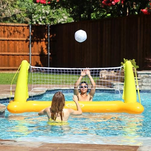 Intex 56508EP Inflatable Floating Swimming Pool Toys Volleyball Game, Green thumbnail 2