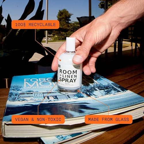 DedCool - Room + Linen Spray, Luxurious Fragrance, Natural Linen Spray for Bedding, Laundry, Fabric Freshener Spray, Clean, Non-Toxic, Infused with Essential Oils (XMILK, 3.5 fl oz | 103 mL), White - Xtra Milk thumbnail 4