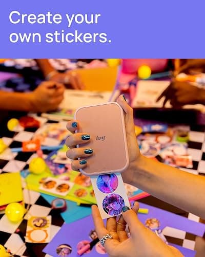Canon Ivy 2 Mini Photo Printer, Print from Compatible iOS & Android Devices, Sticky-Back Prints thumbnail 11