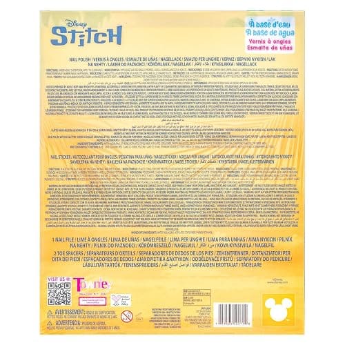 Stitch 10 Pc Kid Nail Varnish Set with Nail Accessories, Girl Gift Ages 3+ thumbnail 8
