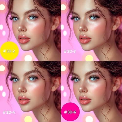 Eliace Eyelashes, (50 Pairs,5 Styles) Luxurious Faux Mink Lashes Natural Look Wispy Fluffy Handmade Cat Eye False Lash Pack, False Eyelashes Set, Fake Lashes Strips, Makeup Fake Eyelashes Pack thumbnail 5