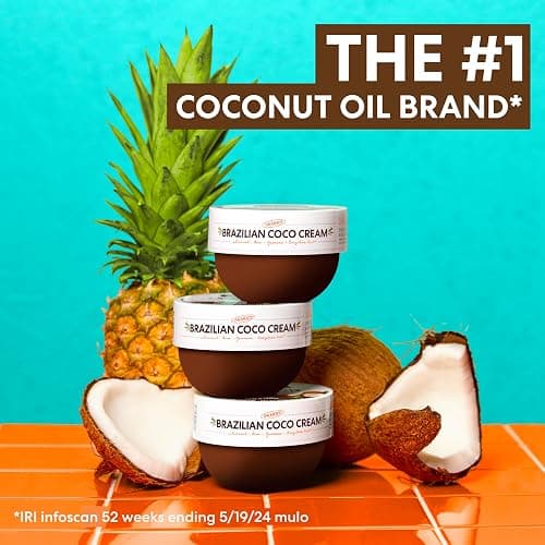 Palmer's Coconut Oil Formula Brazilian Coco Cream with Vitamin E, 8.8 Fl Oz, Whipped Bum, Bust & Body Cream, Helps with Skin Tightening & Firming thumbnail 7