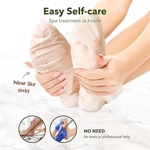 Purederm Shiny & Soft Foot Peeling Mask (3 pack) - For smooth and moist baby skin with Exfoliating peel off Calluses, Dry Skin, Cracked Heels - Men and Women thumbnail 7