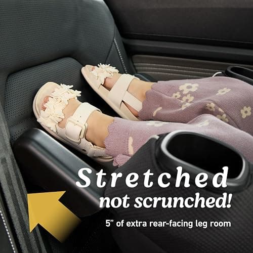 Graco Extend2Fit Convertible Baby Car Seat, Rear and Forward Facing, Adjustable Extension Panel for Extra Legroom, Gotham thumbnail 3
