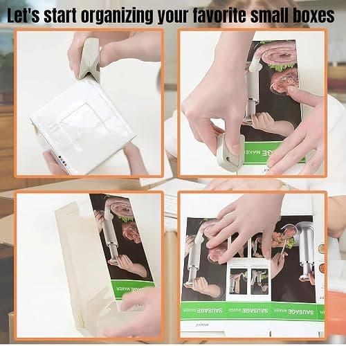 2 Pcs Box Cutter Retractable, Slice Box Opener Tool, Small Ceramic Box Cutter Safety, Magnetic Package Opener(White) thumbnail 4