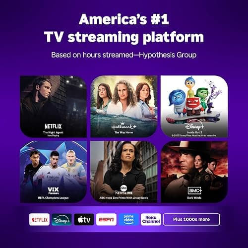 Roku Streaming Stick Plus 2025 - 4K & HDR Roku Streaming Device for TV with Voice Remote - Free & Live TV thumbnail 2