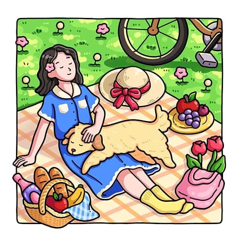 Dog Moments: Puppy Life Coloring Book for Adults and Teens thumbnail 5