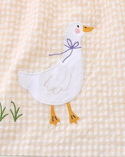 FreeLu Toddler Girls Cotton Summer Short Sleeve Dress Cartoon Print Casual Jersey Dresses thumbnail 5