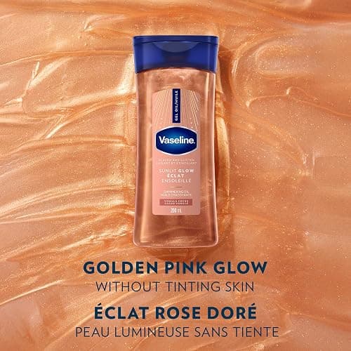 Vaseline Glazed and Glisten Sunlit Glow Vanilla Cocoa Shimmering Body Gel Oil with Ultra-Hydrating Lipids and 100% Pure Cocoa Butter, 200 ML thumbnail 6