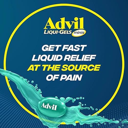 Advil Liqui-Gels minis Pain Reliever and Fever Reducer, Pain Medicine for Adults with Ibuprofen 200mg for Pain Relief - 200 Liquid Filled Capsules - Liqui-Gels (200mg) - 200mg thumbnail 8
