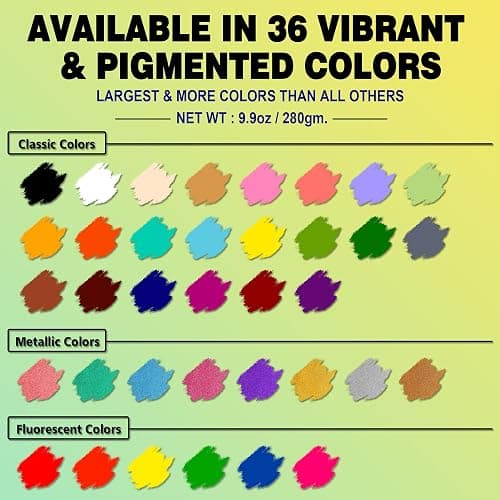 CCbeauty 36 Colors Face Body Paint Oil Based, Safe Neon Face Painting Palette Kit with Translucent Setting Powder,10 Black Brushes for Halloween SFX Special Effects Costume Cosplay Makeup thumbnail 6