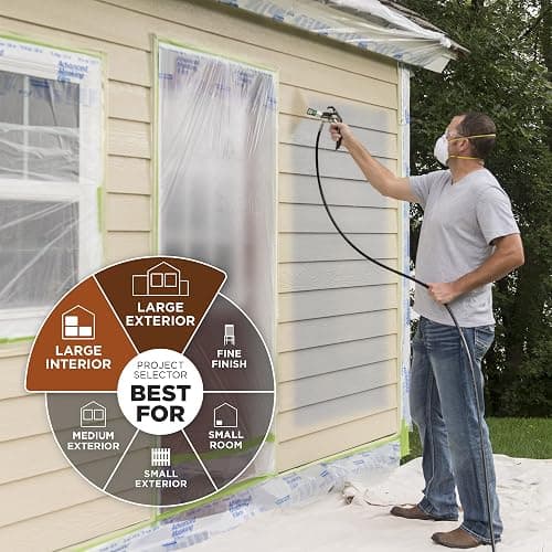 Wagner Spraytech 0580000 Control Pro 150 Paint Sprayer, High Efficiency Airless Sprayer with Low Overspray thumbnail 3