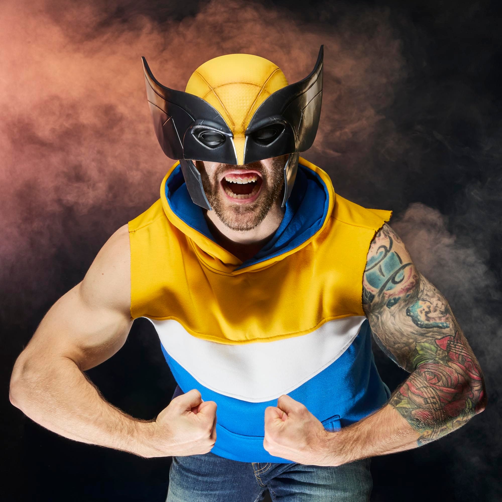 Marvel Legends Series Wolverine High Quality Role Play Mask | Marvel Legends Gears Life Size Prop Replica Deadpool & Wolverine - Wolverine Mask thumbnail 7