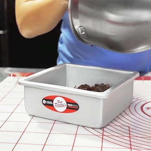 Fat Daddio's Anodized Aluminum Square Cake Pan, 8 x 4 Inch thumbnail 2