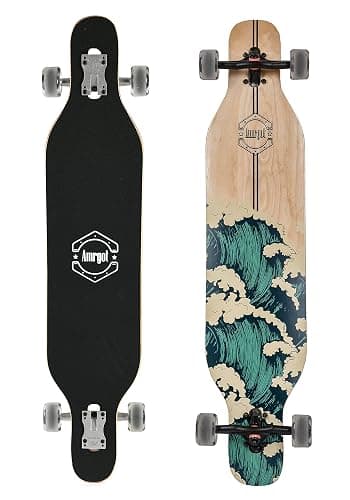 Amrgot 42 inches Complete Longborads Drop Through Deck Concave Cruise Professional Longboards - Image 1