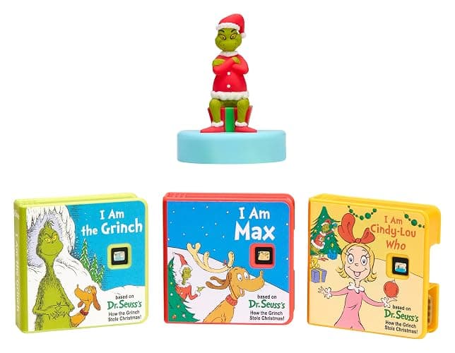 Little Tikes Story Dream Machine Dr. Seuss Grinch Collection, Storytime, Books, Audio Play Character, Gift and Toy for Toddlers and Kids Girls Boys Ages 3+ Years - Image 1