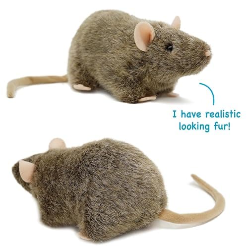 TigerHart Reuben The Rat - 7 Inch Stuffed Animal Plush Mouse thumbnail 4
