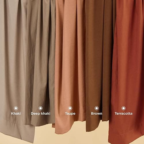Bedsure Khaki Duvet Cover King Size - 3 Pieces Prewashed Cotton-Like Extra Soft Bedding Set, Includes 1 Duvet Cover 104x90 Inches with Zipper Closure & 2 Pillow Shams, Comforter Not Included thumbnail 9