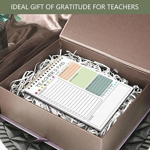 Newkita Teacher To Do List Notepad, 8.3x5.8 Inch Teacher Notepad, Spiral Checklist Notebook for Class Schedules, Daily Planner, School Tasks and Goal Setting (Green) thumbnail 6