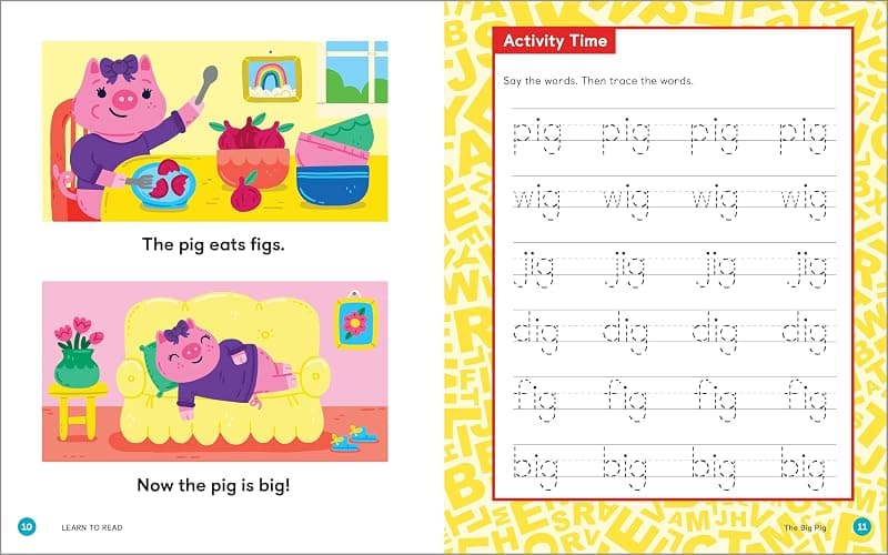 Learn to Read: Phonics Storybook: 25 Simple Stories & Activities for Beginner Readers thumbnail 2
