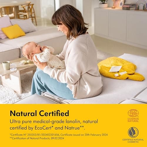 Medela Purelan Lanolin Nipple Cream, Fast Relief for Sore Nipples & Dry Skin During Breastfeeding, Safe for Breastfeeding Baby, Natural, Hypoallergenic, Fragrance-Free, 37g thumbnail 8