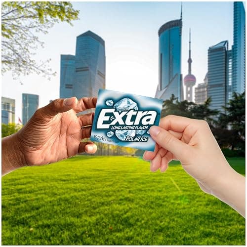 EXTRA Polar Ice Chewing Gum Packs, Sugar Free Gum in Bulk for Fresh Breath, 15 Sticks thumbnail 5