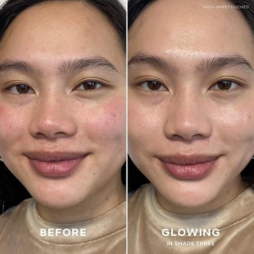 Saie Slip Tint Tinted Moisturizer with SPF 35 - Light Coverage, Glowy Skin Tint & Mineral Sunscreen for Face with Hydrating Hyaluronic Acid - Summer Makeup Essential - Shade Three (1.35 oz) thumbnail 2