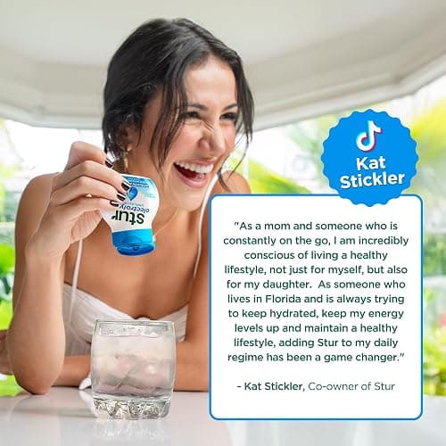 Stur Electrolyte Drops | Trace Minerals for Instant Hydration | No Sugar, No Sweeteners | Zero Calories | Unflavored Liquid Water Enhancer | Vegan & Keto Friendly | 5 Bottles (Makes 160 Drinks) thumbnail 7