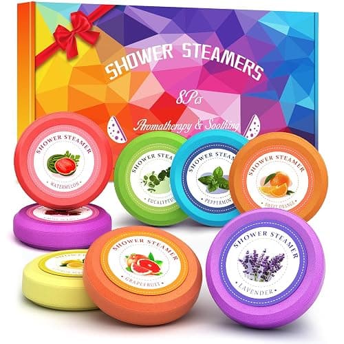 Shower Steamers Aromatherapy - sanyi Birthday Gifts for Women, Teens Easter Basket Stuffers for Adults Girls, Shower Bombs with Natural Essential Oils Self Care - Image 1