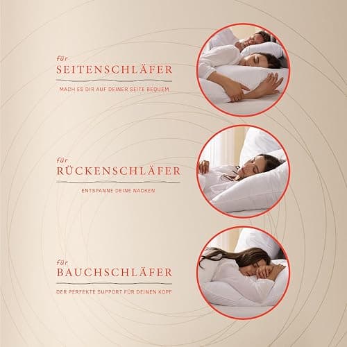 Pullman Kopfkissen 40x80 cm – 2er Set Hotelqualität Mikrofaser Kissen für Alle Schlafpositionen, Allergiker Schlafkissen mit 500 g Füllmaterial, Oeko-Tex zertifiziertes Bett Kissen (40 x 80) thumbnail 8