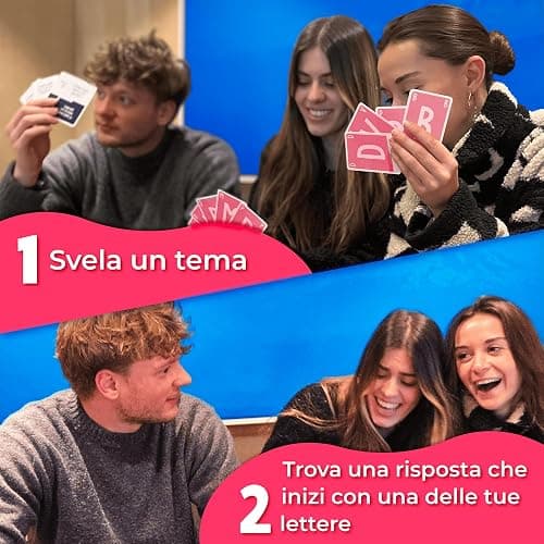QUICKSTOP Senza Filtri - Gioco di Carte per Adulti - Gioco da tavolo - Divertente, Irriverente e Veloce - 2 a 7 Giocatori - Perfetto per Aperitivi e Serate - Il miglior gioco da viaggio - Italiano thumbnail 3