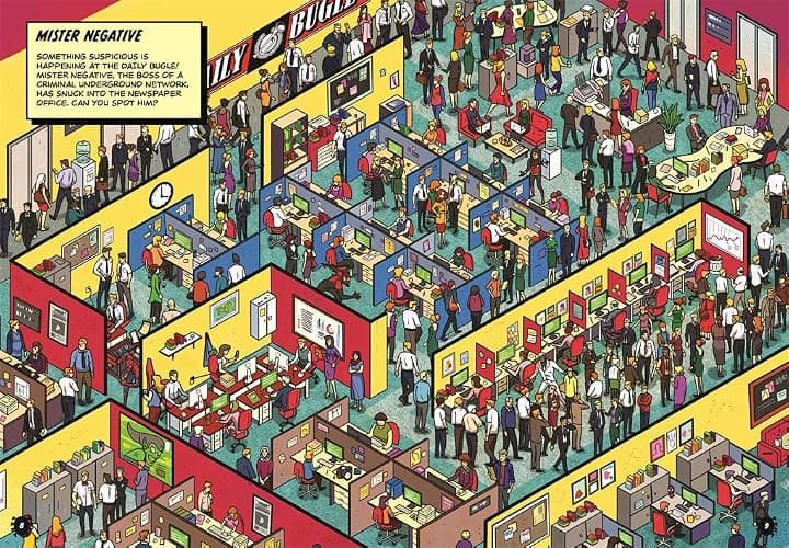 Where's Spidey?: A Marvel Spider-Man Search & Find Book thumbnail 4